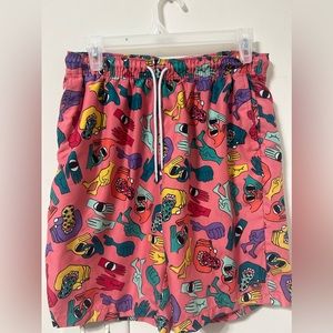 Empyre Swim | Empyre Men’s Swim Trunks Pink Hands/Feet